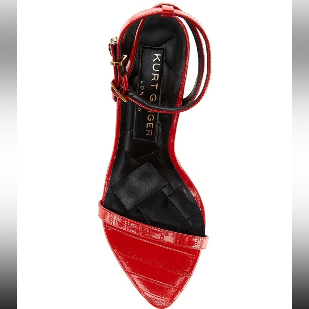 Kurt Geiger London
Shoreditch Crocodile Embossed Leather Dress Sandals - Picture 8 of 14